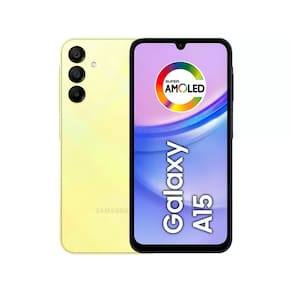 Smartphone Samsung Galaxy A15 128GB - Verde Claro, 4G, RAM 4GB, Tela 6.5", Câmera 50MP + Selfie 13MP