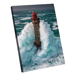 Quadro Farol Em Turbulência -- Br Artes