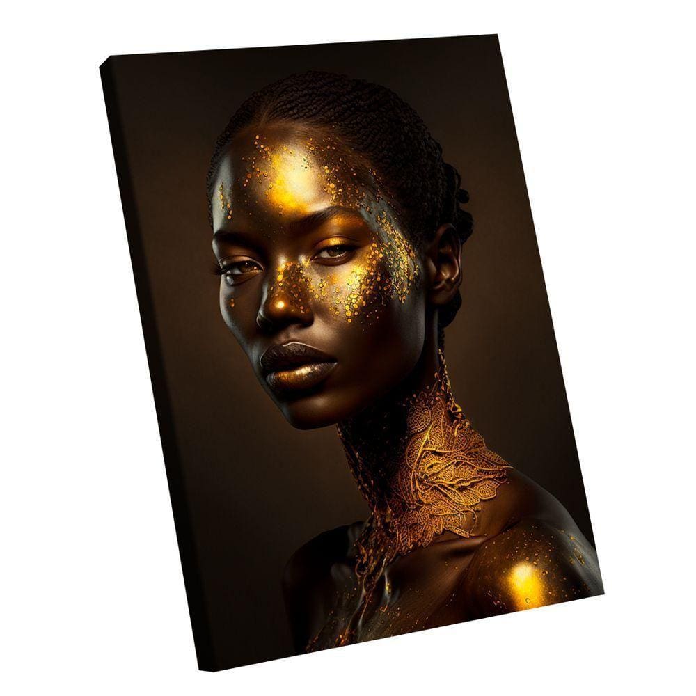 Quadro Golden Black Woman -- Br Artes