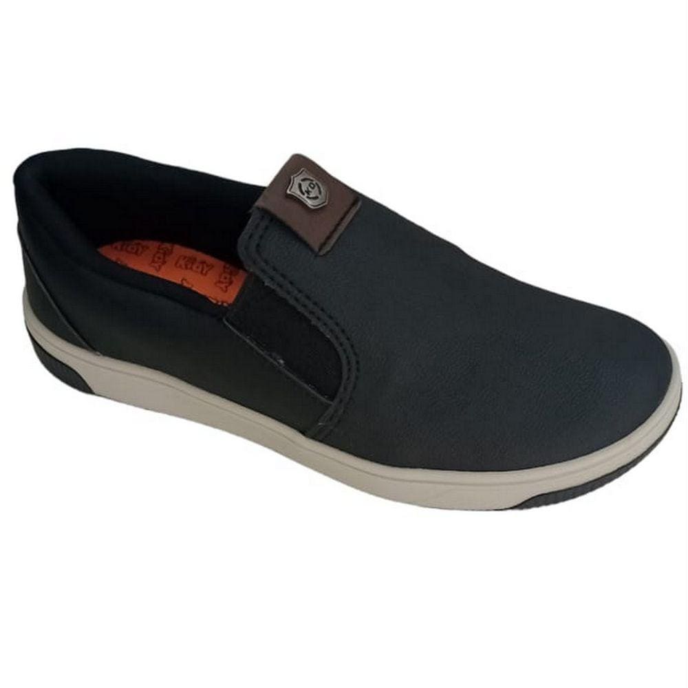 Sapatenis SlipOn Menino Kidy Iate 011-0376-0007 Preto