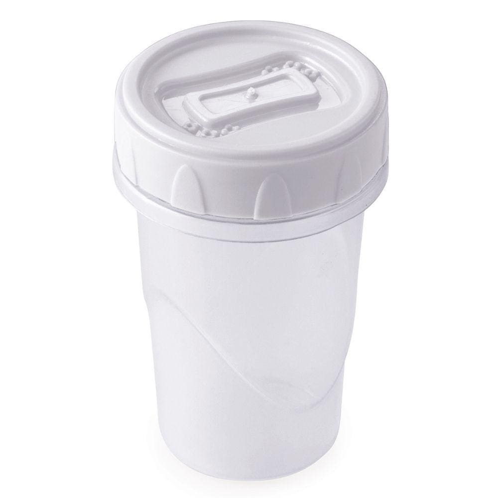 Pote de plástico Clic rosca porta temperos 90ml branco Plasutil ref. 4650