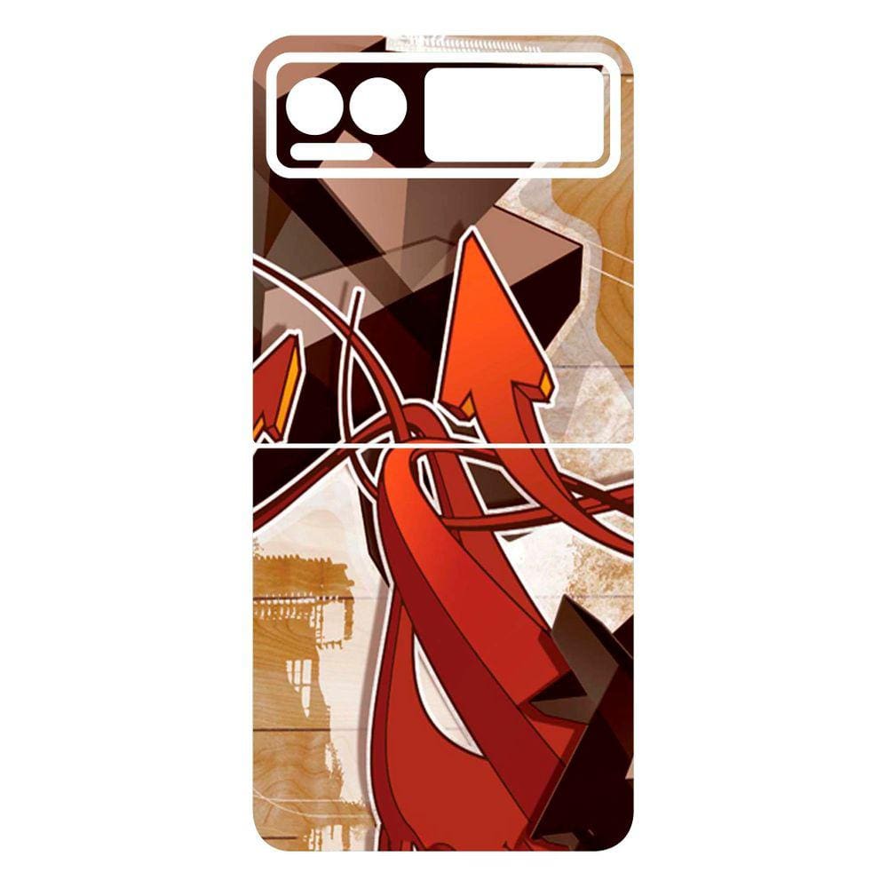 Capa Adesivo Skin071 Verso Para Motorola Razr 40