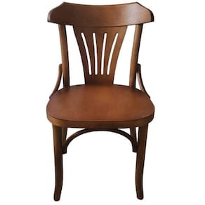 Cadeira Bianca Selva Altura 80cm Gourmet Cafeteria Cozinha Churrasqueira Quarto Castanho Mogno