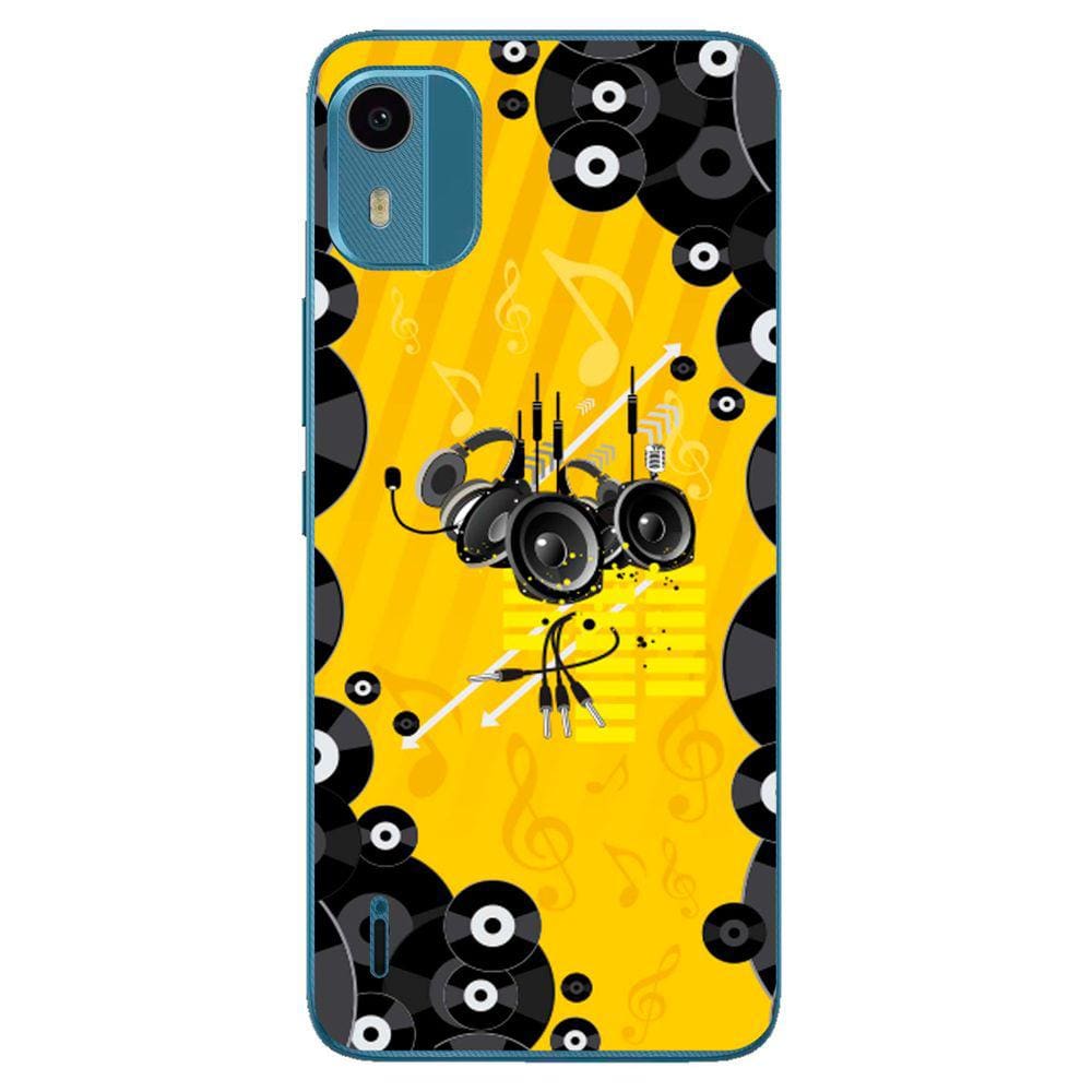 Capa Adesivo Skin354 Verso Para Nokia C12 Pro