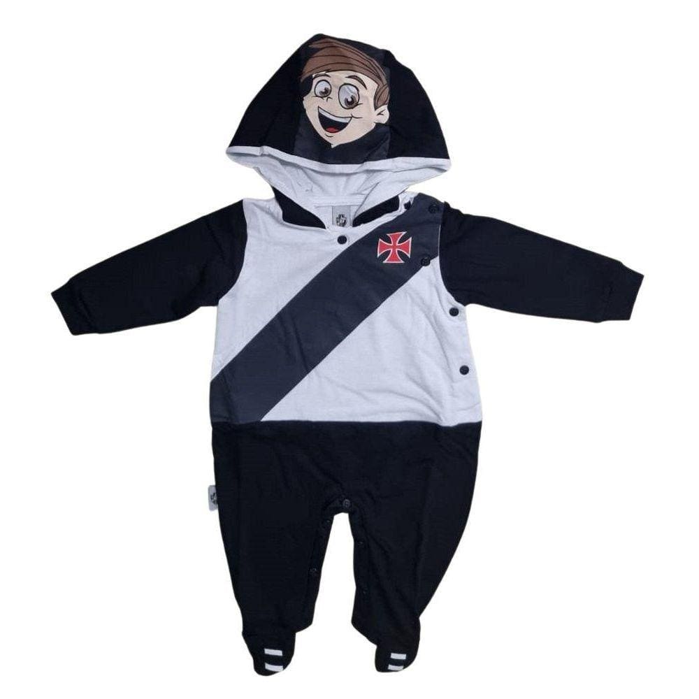 Macacão Bebê Vasco Mascote Oficial