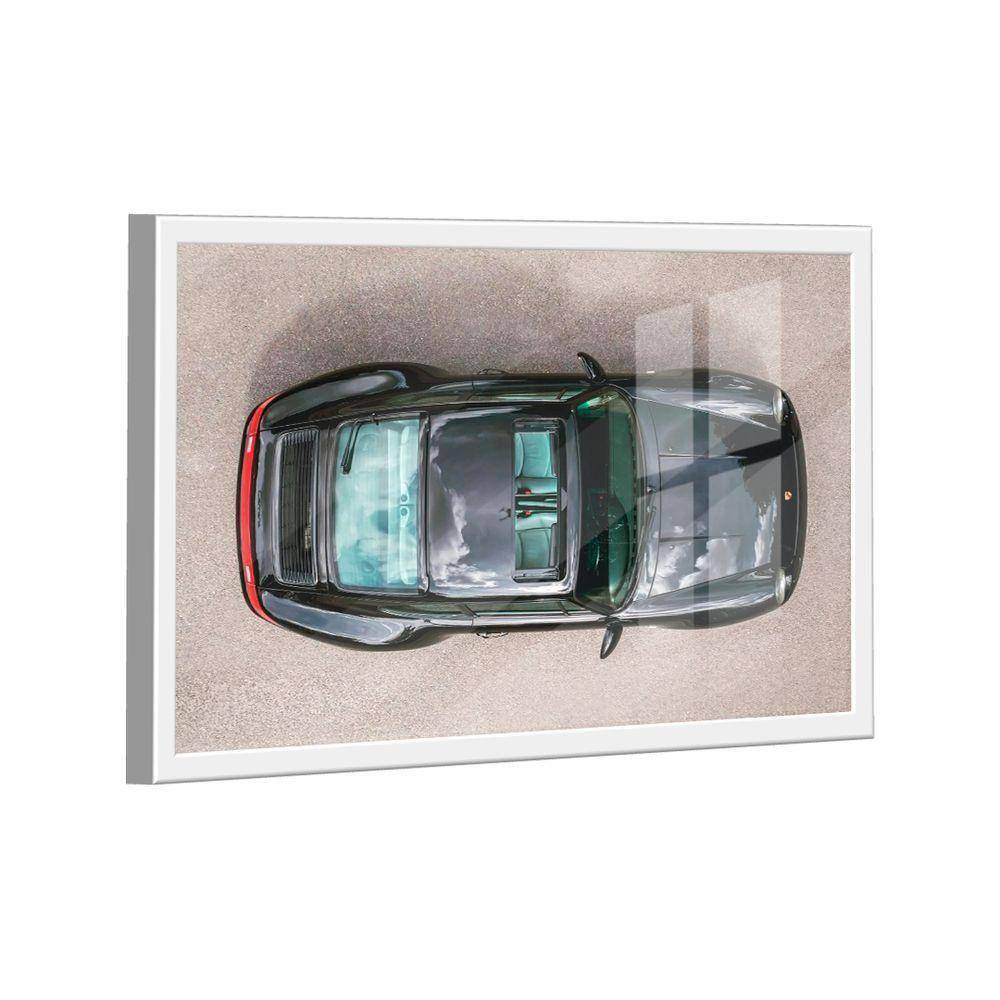 Quadro Porsche 911 Preto Br Artes
