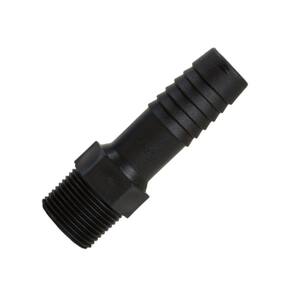 Adaptador Espigão Mangueira Preta Poliet Rosca1.1/2-6 pçs