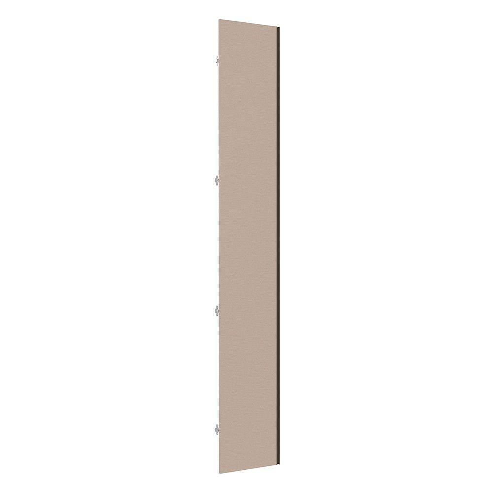 Porta Para Roupeiro Canto Diagonal 40cm Inox Connect