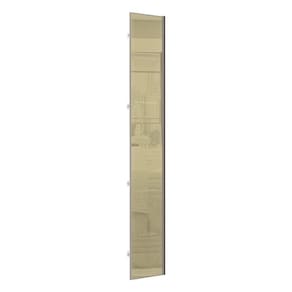 Porta Para Roupeiro Canto 40cm Champagne Bronze