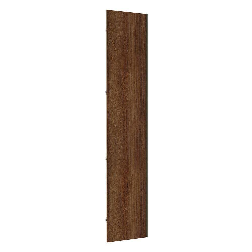 Porta Para Closet Individual 50cm Inox Nogueira Dourado