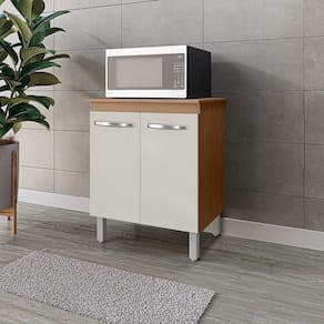 Balcao Multiuso 70cm 2 Portas 9240 Savana Off White Mobbs Savana Off White