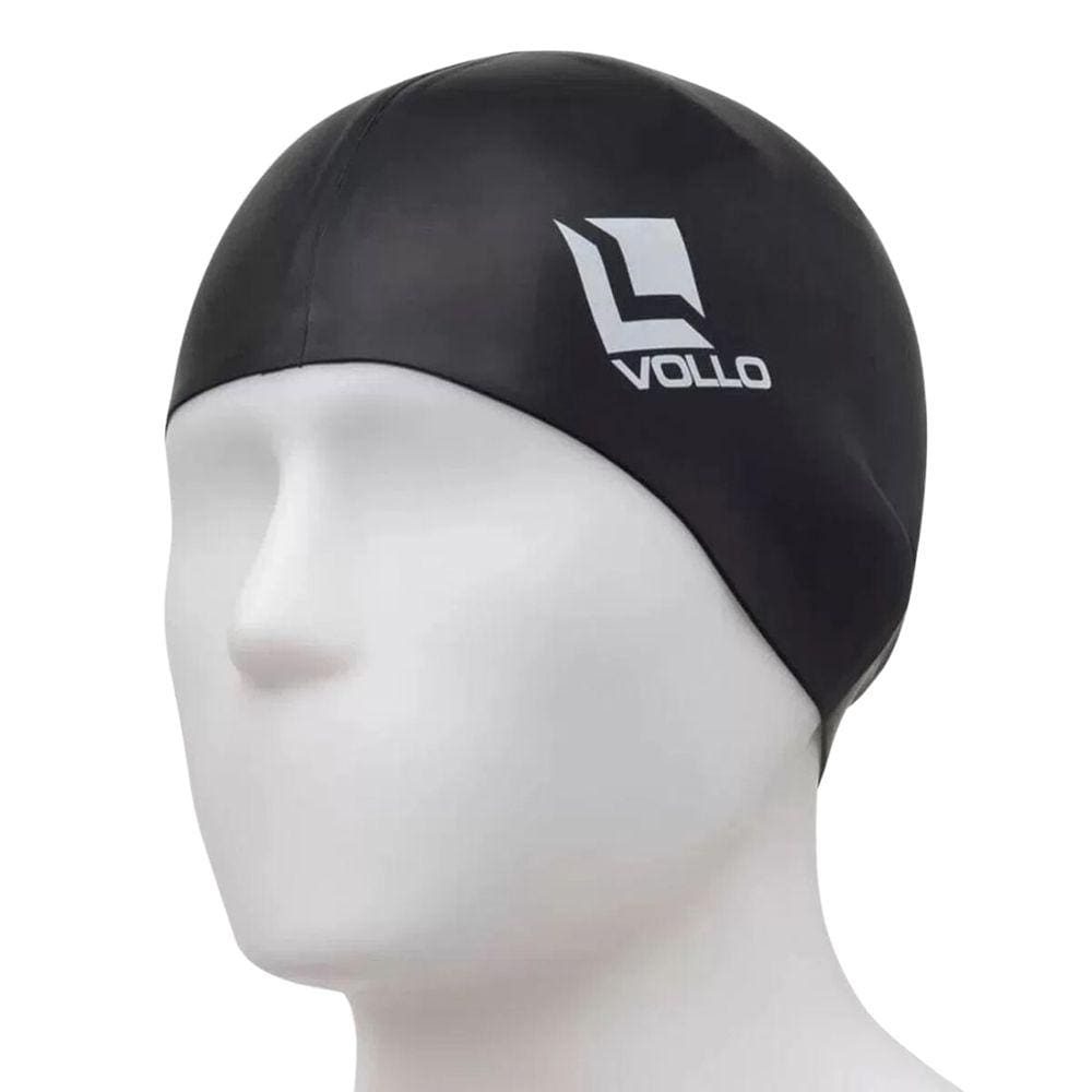 Touca de Silicone Para Natação Lisa Vollo Unissex Adulto