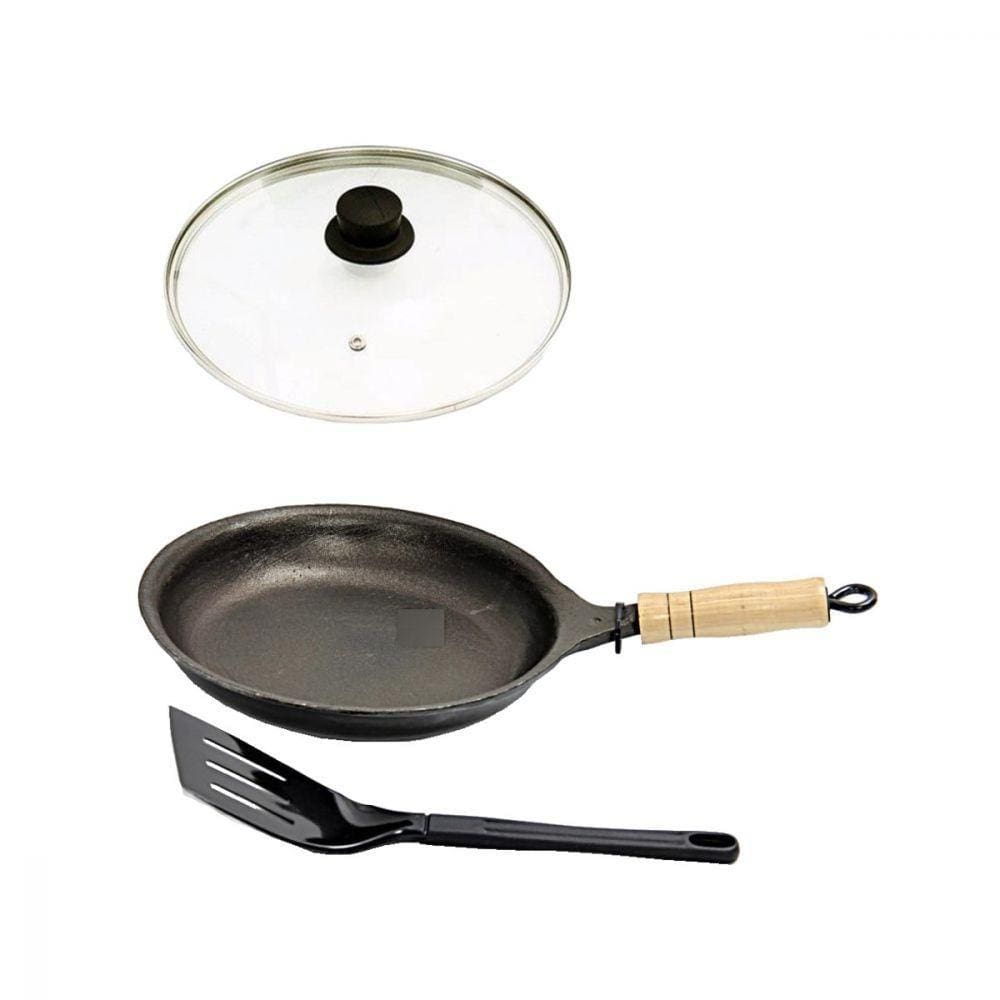 Frigideira Antiaderente Francesa De 18Cm T/V Cabo E Espátula