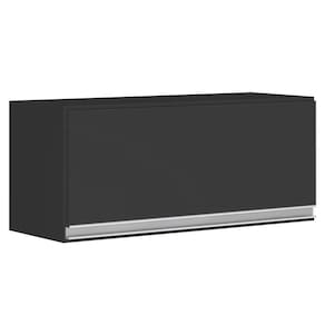 Kit Com 02 Armários Aéreo 80cm E 60cm 100% Mdf Preto