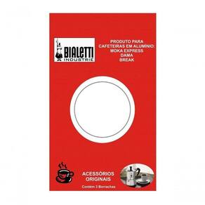 3x Reparo Anel Borracha Bialetti Vedação Moka Express 6 Xíc