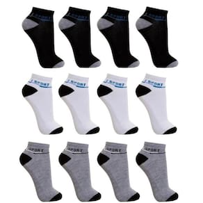 3 Pares de Meias Cano Curto - Masculina
