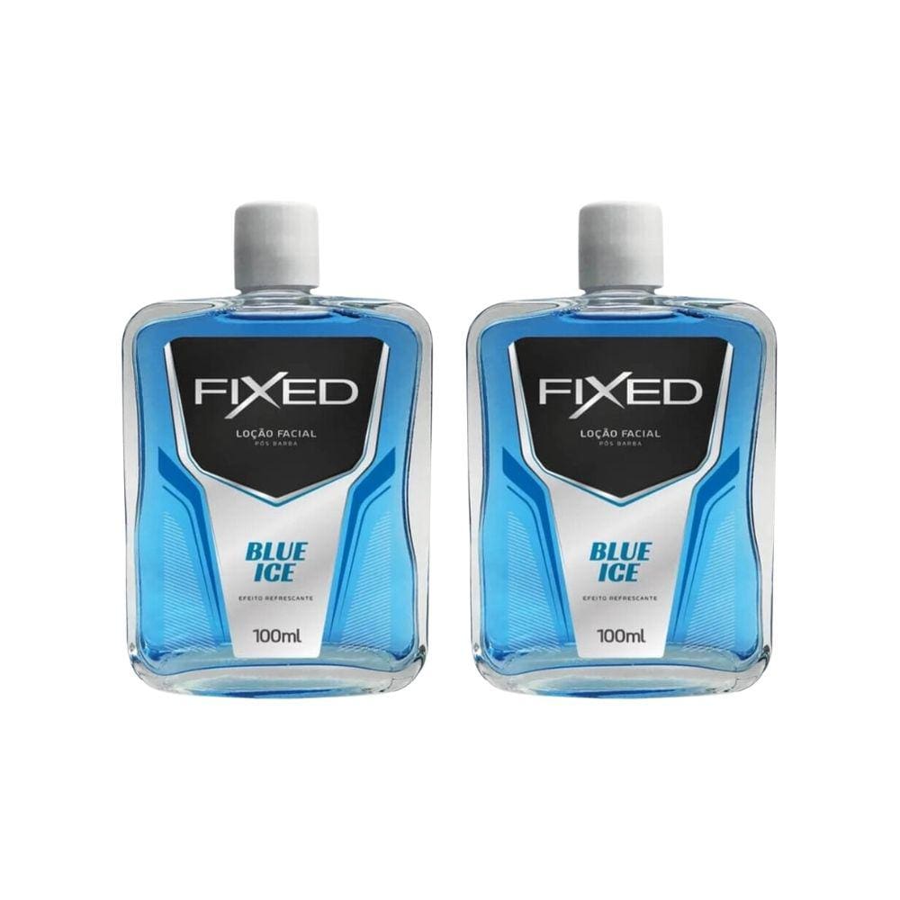 Loçao Pos Barba Fixed Blue Ice 100ml - Kit C/ 2un