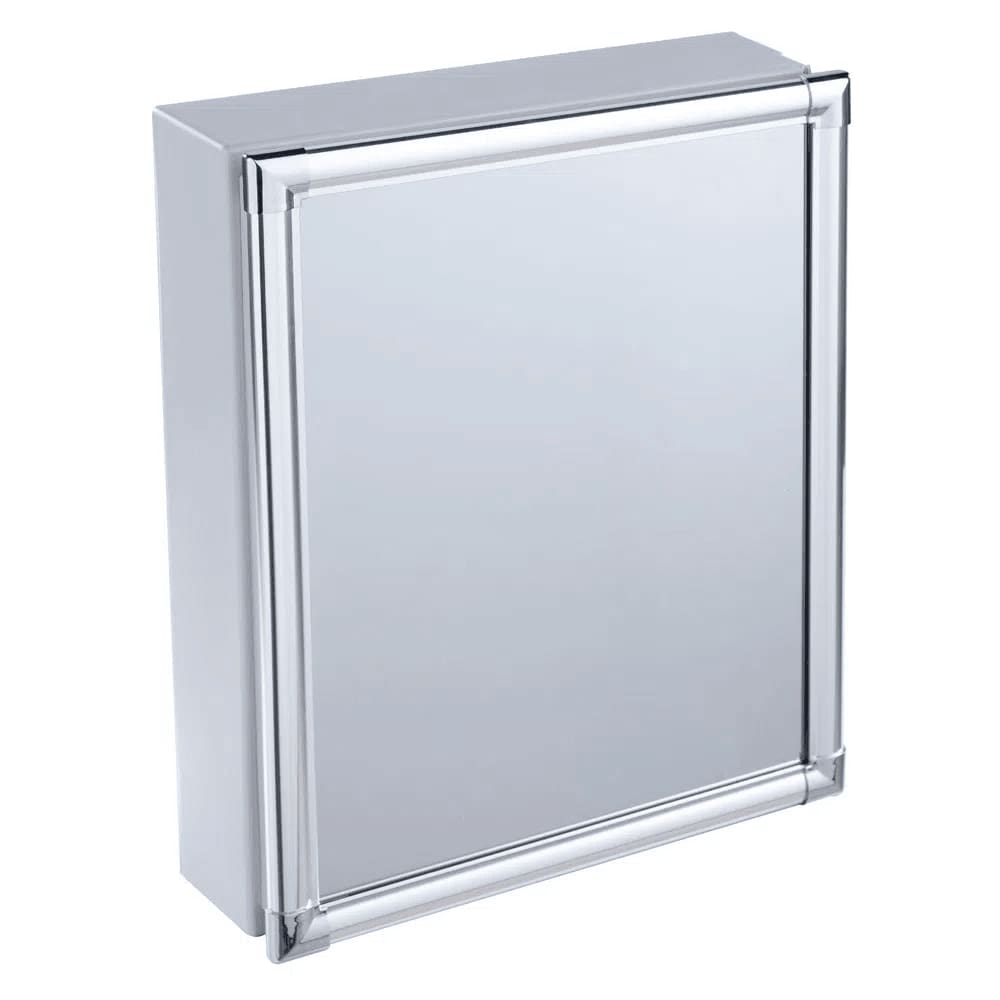 Armário Plástico Versátil com Perfil de Alumínio 31x10x36cm de Sobrepor Astra AL42*CZ2