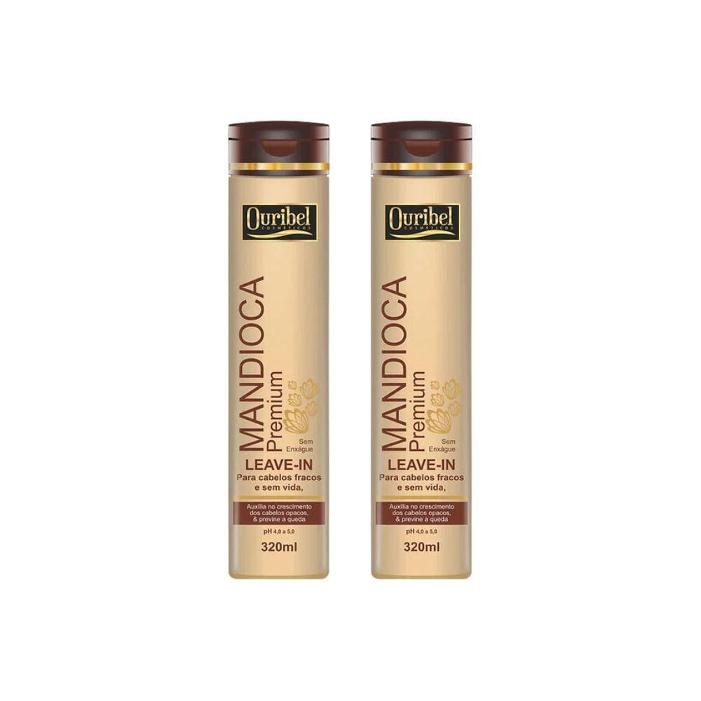 Leave-In Ouribel Mandioca 320ml - Kit C/ 2un