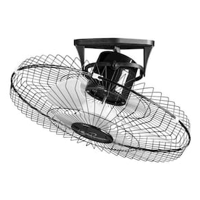 Ventilador de Teto 360° Premium 60 cm Grade de Aço Preto Bivolt - Venti Delta
