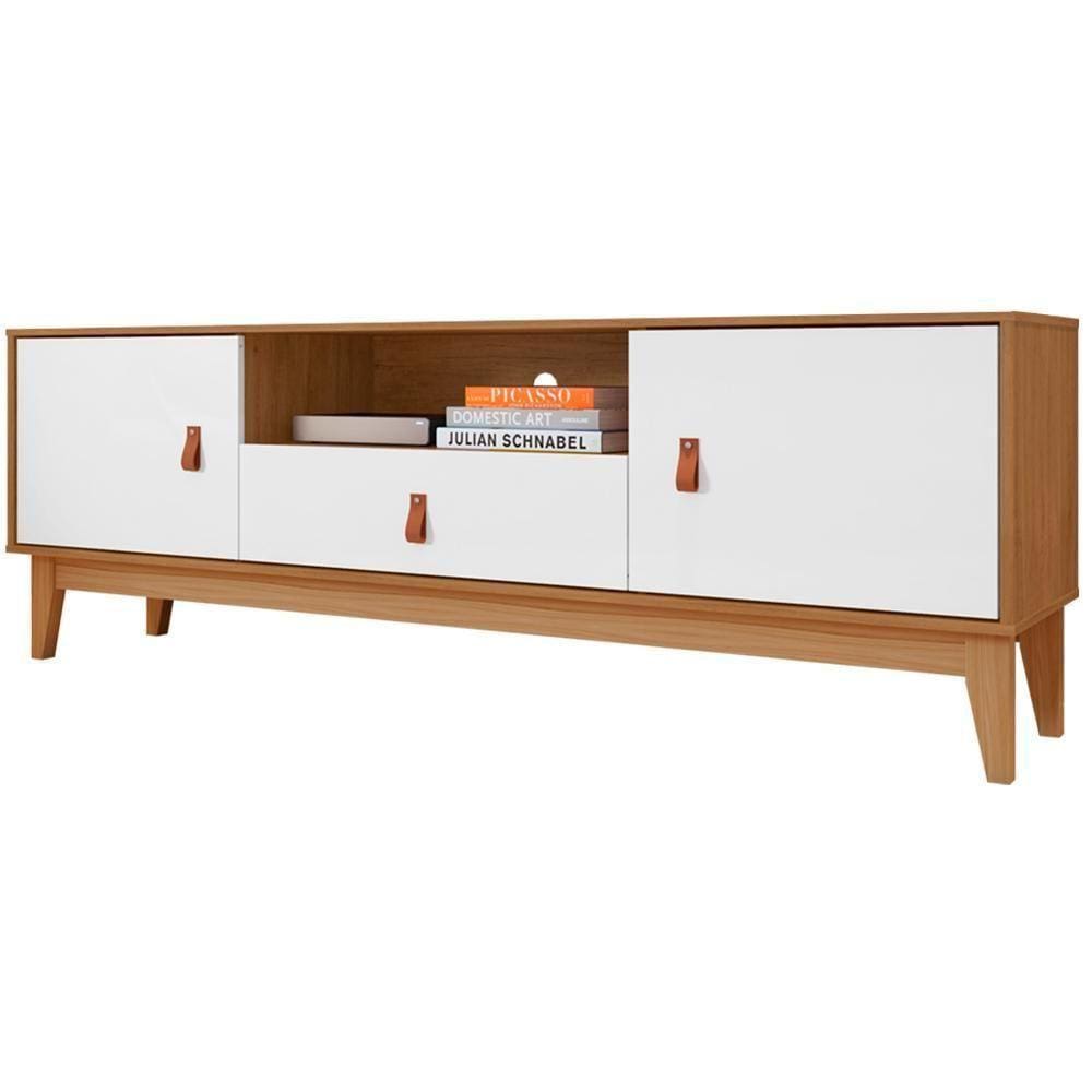 Rack Para Sala 160 Cm 011096 Cedro Branco Dcasa Cedro Branco