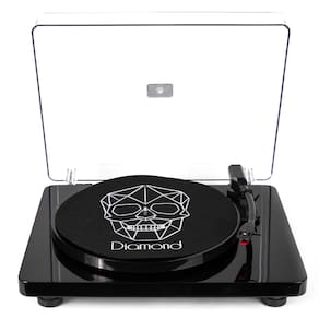 Vitrola Toca-Discos Diamond Black Agulha Japonesa D