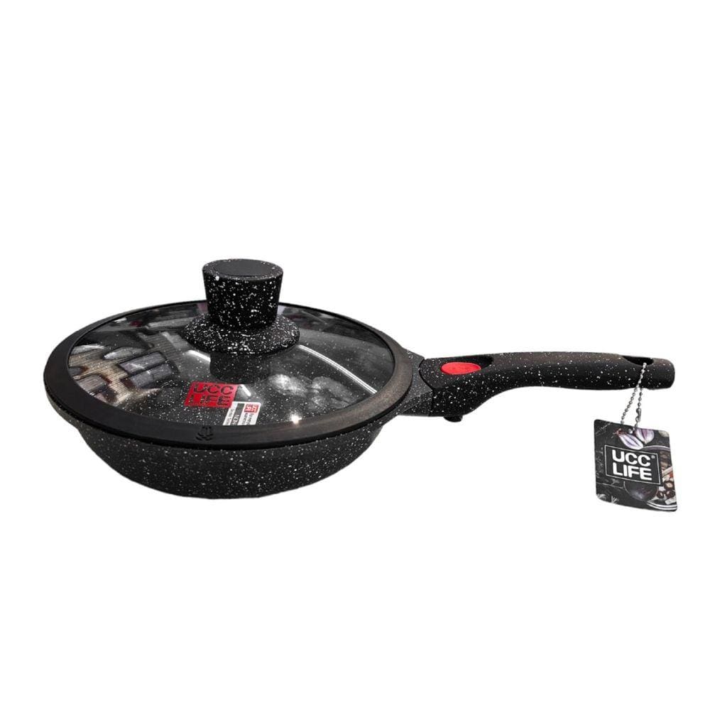 Frigideira de Alumínio Cerâmico Antiaderente com Tampa 24cm