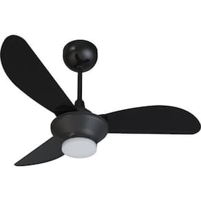 Ventilador de Teto Ventisol Mistral 3 Pás Preto - Bivolt