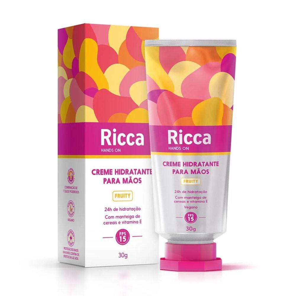 Creme Desodorante Hidratante Maos Fps15 Fresh Floral - Ricca 2808