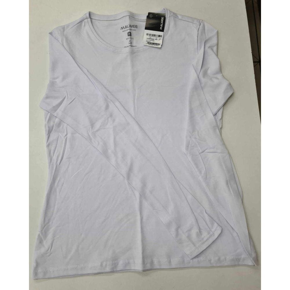 Camiseta Feminina Manga Longa Algodão Malwee 26302.