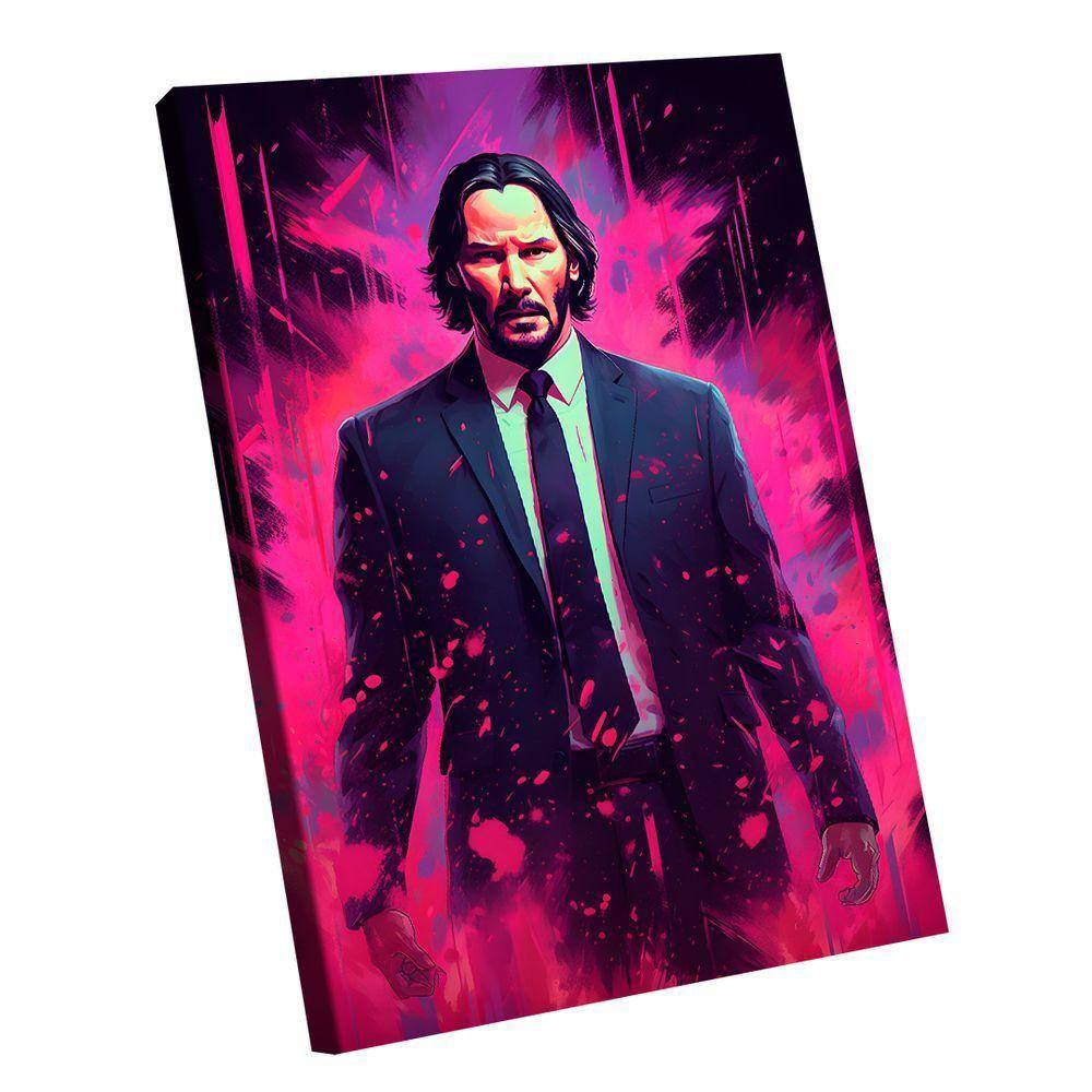 Quadro John Wick Purple -- Br Artes