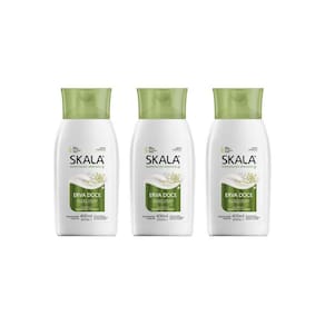 Hidratante Corporal Skala 400Ml Erva Doce-Kit C/3Un