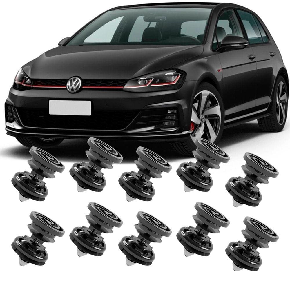 Kit 10 Grampos Presilhas Para Forro Porta Golf 2014 2015 2016 2017 2018 2019
