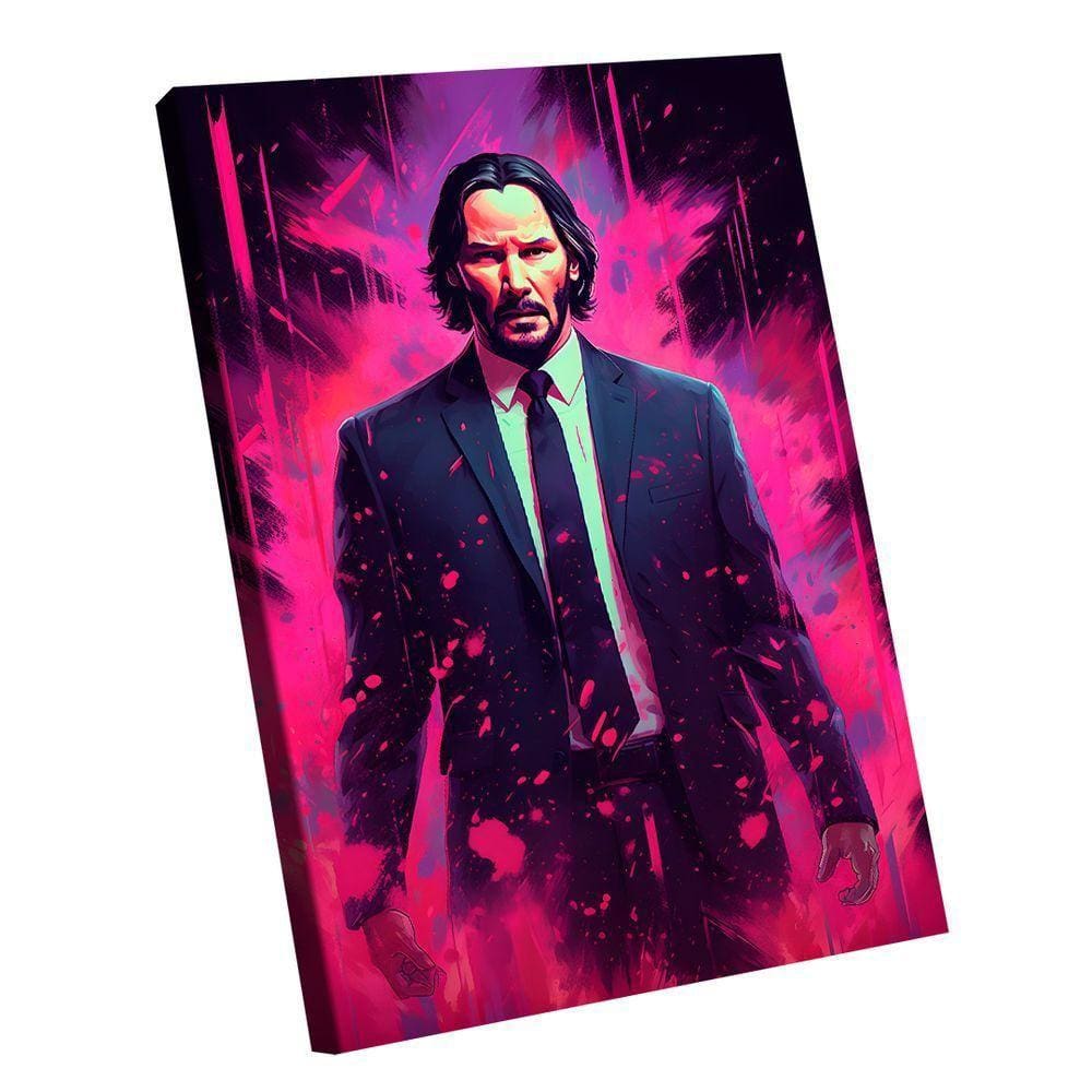 Quadro John Wick Purple -- Br Artes