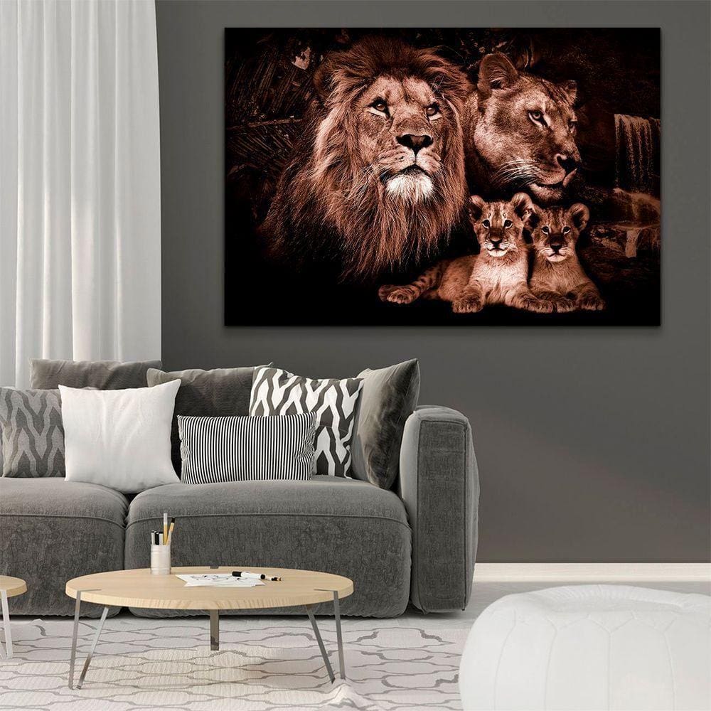 Quadro Família Unida -- Br Artes