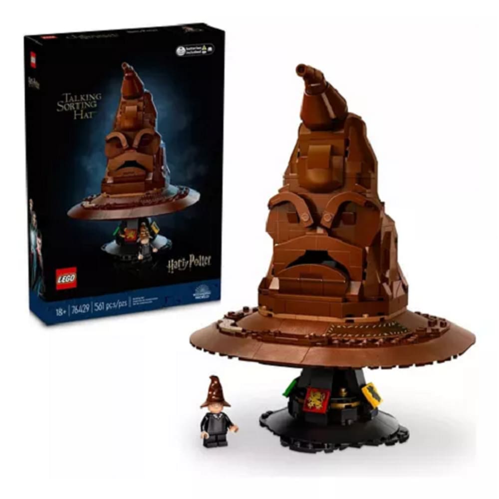 Lego 76429 Harry Potter - Chapéu Seletor Falante e Boneco Harry Potter – Com  31 Sons  - 561 peças