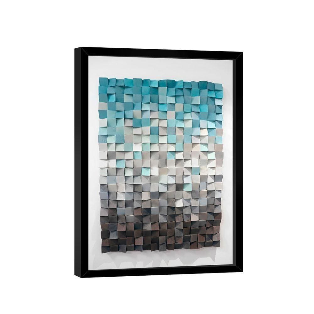 Quadro Azul 3d Effect Br Artes