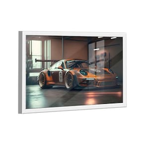 Quadro Porsche Gold -- Br Artes