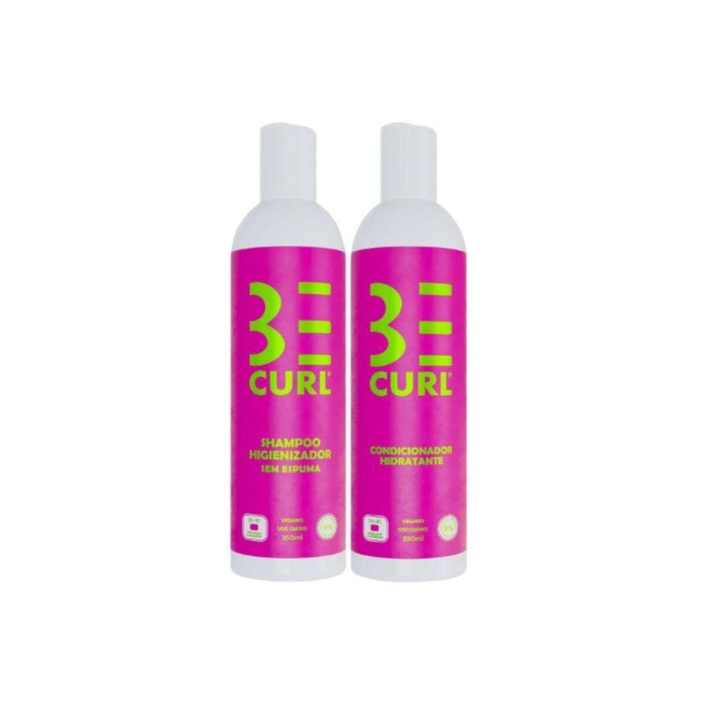 Kit Shampoo Higienizador E Condicionador Be Curl 2X350Ml