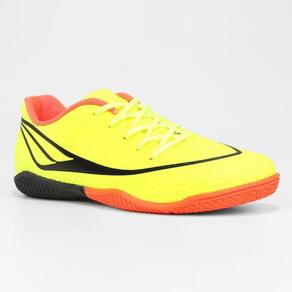 Chuteira Futsal Infantil Penalty Storm XXI - Amarelo e Laranja
