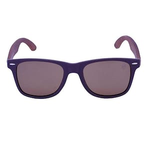 Óculos De Sol Esportivo Wayfarer Acetato Haste Madeira Polarizado Mackage - Sunset