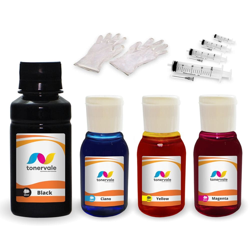 kit Tinta Para Impressora J4550 901xl recarga econômica