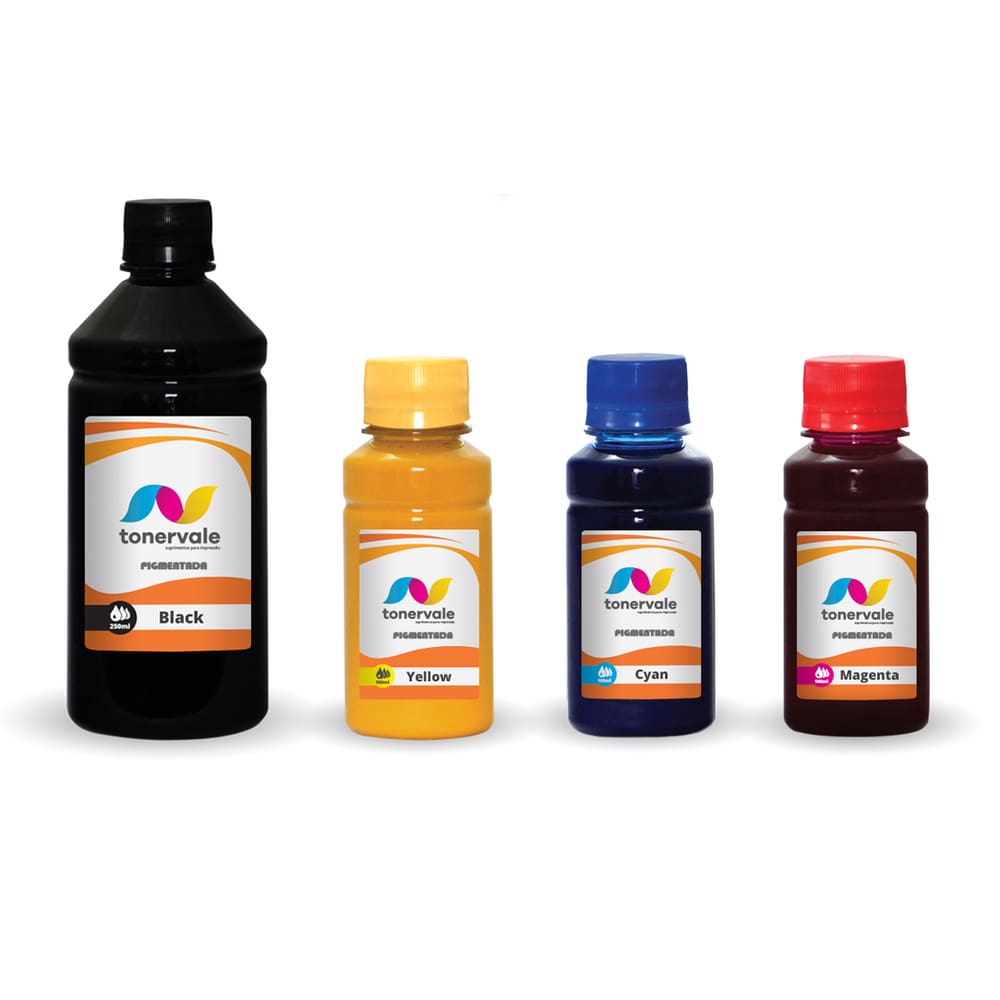 4 Tinta Para Impressora 7610 7110 7612 7510 550ml CMYK Pigmentado