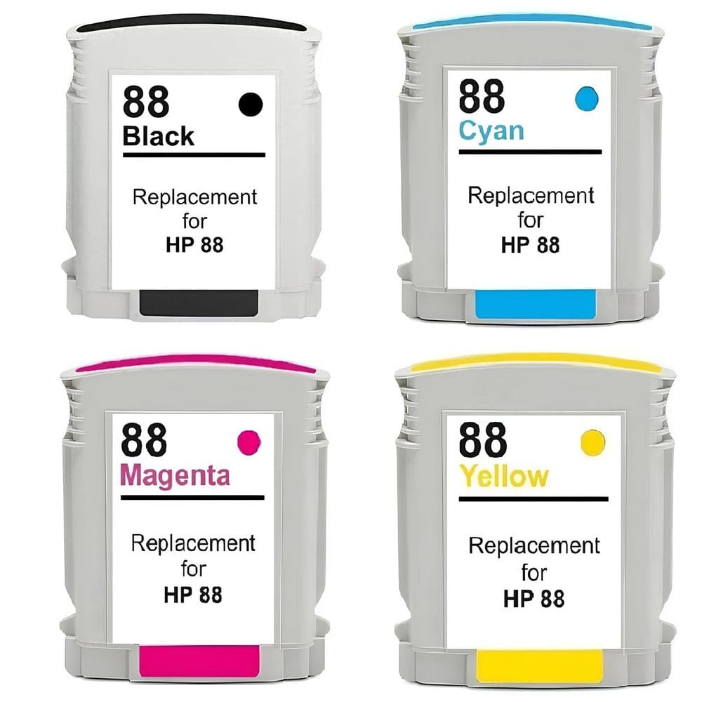 Kit Cartucho Para Impressora 88xl compatível
