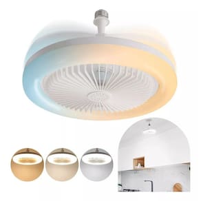 Iluminação E Ventilação Integradas: Ventilador Teto 30W Luz