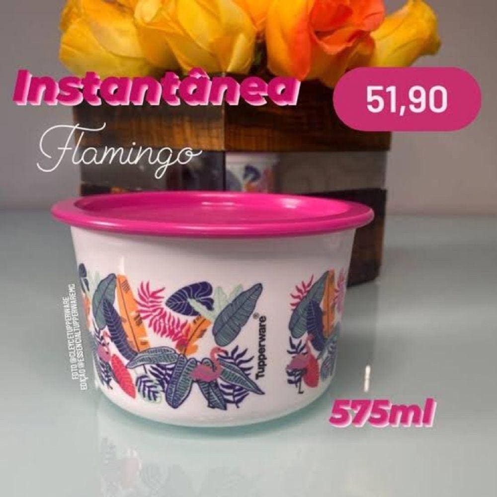 Tupperware mini estantania flamingo