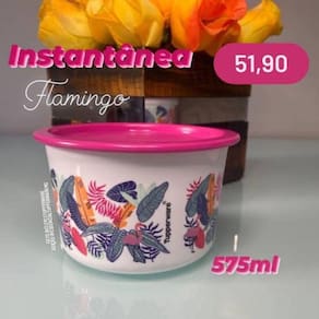 Tupperware mini estantania flamingo
