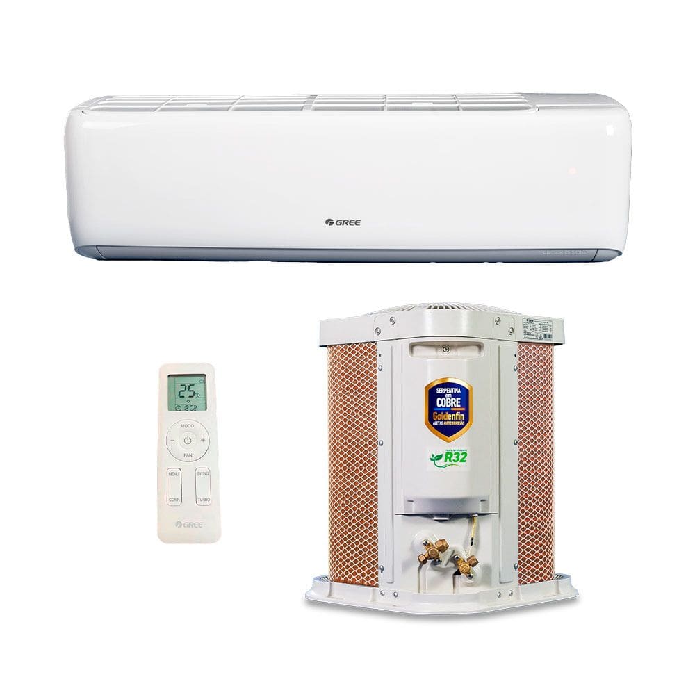 Ar Condicionado Split Hw G-top Auto Inverter R-32 Gree 18000 Btus Quente/frio 220V Monofásico GWH18ATD-D6DNA1A/I