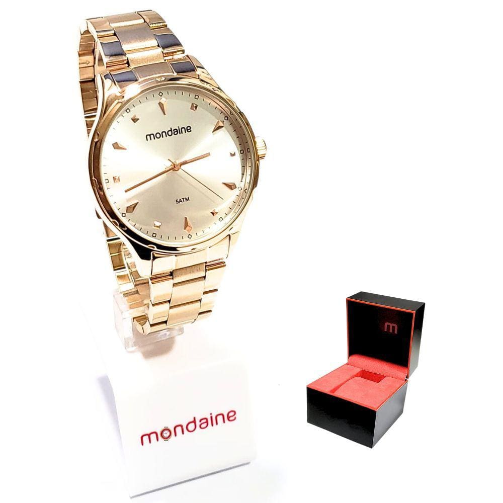 Relógio Mondaine Feminino Analógico Rosé Casual 32108LPMVRE1
