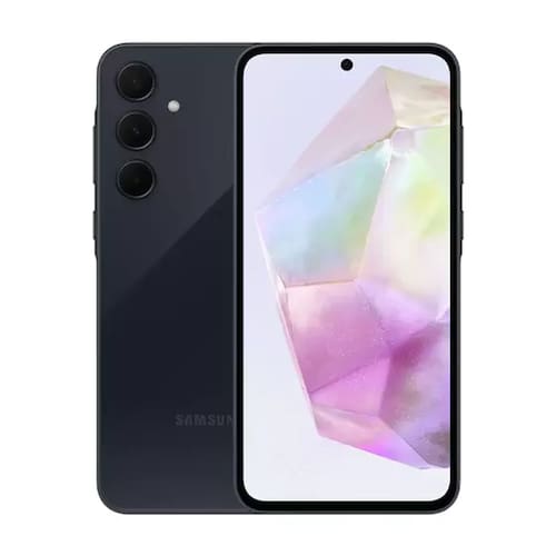 imagem-Smartphone Samsung Galaxy A35 128GB 5G - Azul Escuro, Câmera Tripla 50MP + Selfie 13MP, RAM 6GB, Tela 6.6"